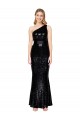Long Sleeveless Sequin Black Mermaid Formal Evening Gown / Prom Dress / Bridesmaid Dress Newcastle