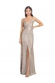 Long Sleeveless Sequin & Sparkling Sequin Silver Sheath Formal Evening Gown / Prom Dress / Bridesmaid Dress Newcastle