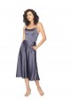 Midi Length Sleeveless Silk like Satin Dusk A-Line Prom Dress / Bridesmaid Dress Newcastle