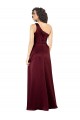 Long Sleeveless Silk like Satin Burgundy A-Line Formal Evening Gown / Prom Dress / Bridesmaid Dress Newcastle