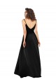 Long Sleeveless Silk like Satin Black A-Line High Low Evening Gown / Prom Dress / Bridesmaid Dress Newcastle