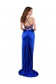Long Sleeveless Silk like Satin Royal Blue Sheath Formal Evening Gown / Prom Dress / Bridesmaid Dress Newcastle
