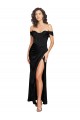 Long Sleeveless Silk like Satin Black Sweetheart A-Line Black Tie Evening Gown / Prom Dress / Bridesmaid Dress Newcastle