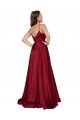 Long Sleeveless Silk like Satin French Blue A-Line Black Tie Evening Gown / Prom Dress / Bridesmaid Dress Newcastle