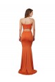 Long Sleeveless Spandex Orange Mermaid Formal Evening Gown / Prom Dress / Bridesmaid Dress Newcastle
