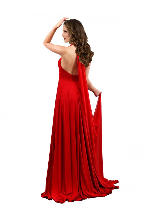 Long Sleeveless Spandex Red A-Line Formal Evening Gown / Prom Dress / Bridesmaid Dress Newcastle