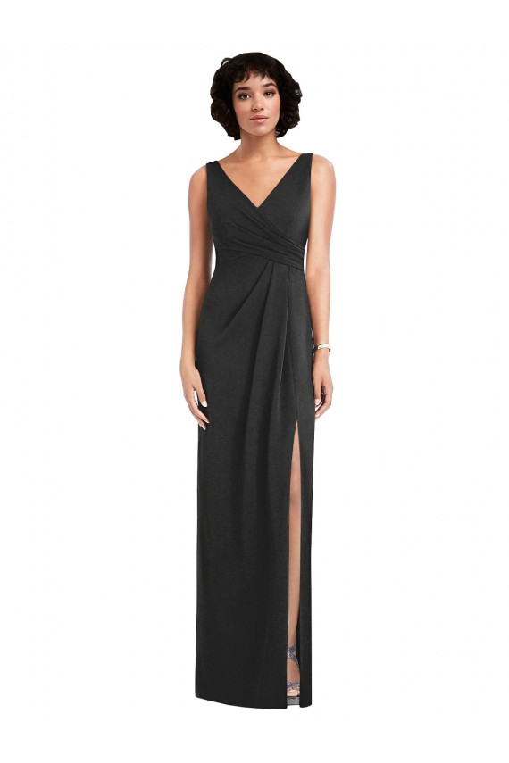Long Sleeveless Spandex Black Sheath Formal Evening Gown / Prom Dress / Bridesmaid Dress Newcastle