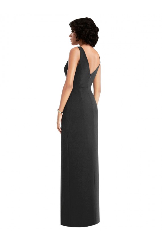 Long Sleeveless Spandex Black Sheath Formal Evening Gown / Prom Dress / Bridesmaid Dress Newcastle