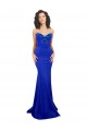 Long Sleeveless Stretch Crepe Royal Blue Mermaid Formal Evening Gown / Prom Dress / Bridesmaid Dress Newcastle