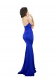 Long Sleeveless Stretch Crepe Royal Blue Mermaid Formal Evening Gown / Prom Dress / Bridesmaid Dress Newcastle