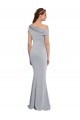 Long Sleeveless Stretch Crepe Grey Mermaid Formal Dress / Bridesmaid Dress Newcastle