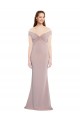 Long Sleeveless Stretch Crepe Dusty Pink Mermaid Formal Evening Gown / Prom Dress / Bridesmaid Dress Newcastle