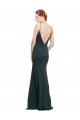 Long Sleeveless Stretch Crepe Pink A-Line Formal Dress / Bridesmaid Dress Newcastle