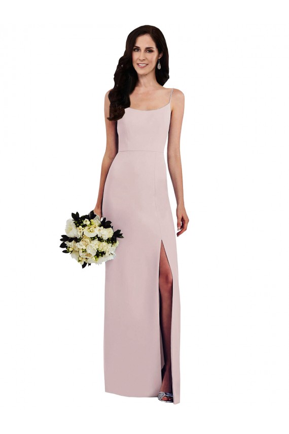 Long Sleeveless Stretch Crepe Trumpet Formal Evening Gown / Prom Dress / Bridesmaid Dress Newcastle