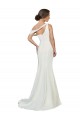 Sweep Train Sleeveless Stretch Crepe Ivory Sheath Formal Evening Gown / Prom Dress / Bridesmaid Dress Newcastle