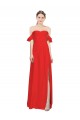 Long Sleeveless Stretch Crepe Red A-Line Formal Evening Gown / Prom Dress / Bridesmaid Dress Newcastle