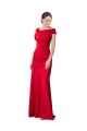 Long Stretch Crepe Red Mermaid Formal Evening Gown / Prom Dress / Bridesmaid Dress Newcastle