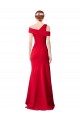 Long Stretch Crepe Red Mermaid Formal Evening Gown / Prom Dress / Bridesmaid Dress Newcastle