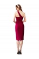 Cocktail Length Sleeveless Stretch Crepe Black Sheath Formal Evening Gown / Prom Dress / Bridesmaid Dress Newcastle