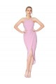 Knee Length Sleeveless Stretch Crepe Orchid Mermaid Bridesmaid Dress / Formal Dress Newcastle