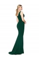 Long Sleeveless Stretch Crepe Midnight Green Mermaid Formal Evening Gown / Prom Dress / Bridesmaid Dress Newcastle