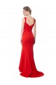 Long Sleeveless Stretch Crepe Red Mermaid Formal Evening Gown / Prom Dress / Bridesmaid Dress Newcastle