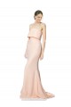Long Sleeveless Stretch Crepe Nude Mermaid Black Tie Evening Gown / Prom Dress / Bridesmaid Dress Newcastle