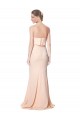 Long Sleeveless Stretch Crepe Nude Mermaid Black Tie Evening Gown / Prom Dress / Bridesmaid Dress Newcastle