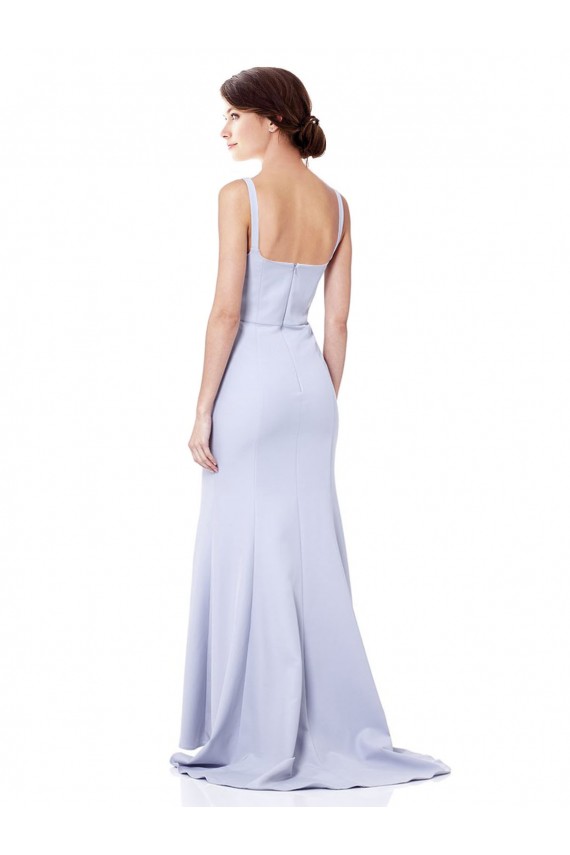 Long Sleeveless Stretch Crepe Light Sky Blue Mermaid Evening Gown / Prom Dress / Bridesmaid Dress Newcastle