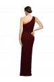 Long Sleeveless Stretch Crepe Burgundy Gold Sheath Black Tie Evening Gown / Prom Dress / Bridesmaid Dress Newcastle