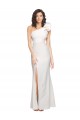 Long Sleeveless Stretch Crepe Ivory Sheath Formal Evening Dress / Bridesmaid Dress Newcastle