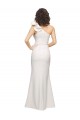 Long Sleeveless Stretch Crepe Ivory Sheath Formal Evening Dress / Bridesmaid Dress Newcastle
