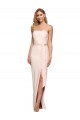 Long Sleeveless Stretch Crepe Nude Sheath Formal Evening Gown / Prom Dress / Bridesmaid Dress Newcastle