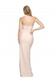 Long Sleeveless Stretch Crepe Nude Sheath Formal Evening Gown / Prom Dress / Bridesmaid Dress Newcastle