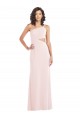 Long Sleeveless Stretch Crepe Pink Trumpet Formal Evening Gown / Prom Dress / Bridesmaid Dress Newcastle