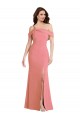 Long Sleeveless Stretch Crepe Hot Pink Trumpet Semi Formal Evening Dress / Prom Dress / Bridesmaid Dress Newcastle