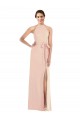 Long Sleeveless Stretch Crepe Nude Trumpet Formal Evening Gown / Prom Dress / Bridesmaid Dress Newcastle