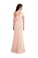 Long Cap Sleeves Stretch Crepe Nude Trumpet Formal Evening Gown / Prom Dress / Bridesmaid Dress Newcastle