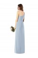 Long Sleeveless Stretch Crepe Light Sky Blue Trumpet Semi Formal Evening Dress / Prom Dress / Bridesmaid Dress Newcastle