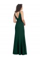 Long Sleeveless Stretch Crepe Midnight Green A-Line Formal Dress / Bridesmaid Dress Newcastle