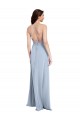 Long Sleeveless Stretch Crepe Light Sky Blue Sheath Formal Evening Gown / Prom Dress / Bridesmaid Dress Newcastle
