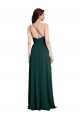 Long Sleeveless Stretch Crepe Midnight Green One Shoulder A-Line Formal Evening Gown / Prom Dress / Bridesmaid Dress Newcastle