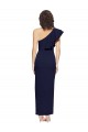 Long Sleeveless Stretch Crepe Dark Navy Sheath Formal Evening Gown / Prom Dress / Bridesmaid Dress Newcastle
