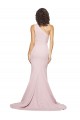 Sweep Train Sleeveless Stretch Crepe Mauve Sheath Semi Formal Evening Dress / Prom Dress / Bridesmaid Dress Newcastle