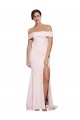 Sweep Train Sleeveless Stretch Crepe Pink Sheath Formal Evening Gown / Prom Dress / Bridesmaid Dress Newcastle