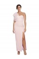 Long Sleeveless Stretch Crepe Pink Sheath Formal Evening Gown / Prom Dress / Bridesmaid Dress Newcastle