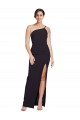 Long Sleeveless Stretch Crepe Black Sheath Formal Evening Gown / Prom Dress / Bridesmaid Dress Newcastle