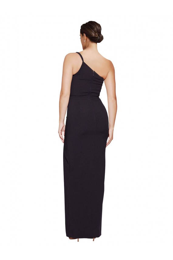 Long Sleeveless Stretch Crepe Black Sheath Formal Evening Gown / Prom Dress / Bridesmaid Dress Newcastle