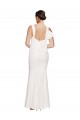 Long Sleeveless Stretch Crepe Ivory Sheath Formal Evening Gown / Prom Dress / Bridesmaid Dress Newcastle
