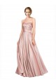 Long Sleeveless Stretch Satin A-Line Black Tie Evening Gown / Prom Dress / Bridesmaid Dress Newcastle